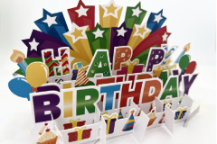 Music clearance for greeting card that plays a re-record of "Celebration."